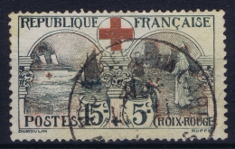 France: 1918 Yv Nr 156 Used / Obl  Croix-rouge - Gebruikt
