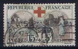 France: 1918 Yv Nr 156 Used / Obl  Croix-rouge - Used Stamps