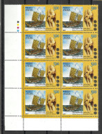 INDIA, 2015, Indian Ocean And Rajendra Chola, King, Map, Ship, Dynasty, Coin, Sculpture, Blk Of 8 Trf Lts, , MNH, (**) - Neufs