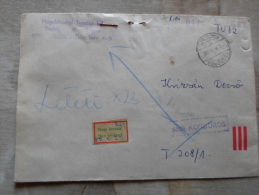 Hungary - COVER - Kondoros - Nem Kereste Non Reclame - 5553 Kondoros   Registered -1950's D129816 - Briefe U. Dokumente