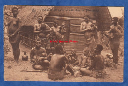 CPA - BANTANDU ( Congo Belge / Zaïre ) - Familles - Femme Demi Nue Nude Nacked Woman Kid Kind Enfant Ethnic Ethnographie - Africa
