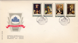 1695FM- SOCFILEX PHILATELIC EXHIBITION, PORTRAIT STAMPS, COVER FDC, 1973, ROMANIA - FDC