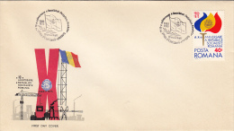 1699FM- SOCIALIST REPUBLIC ANNIVERSARY, COVER FDC, 1975, ROMANIA - FDC