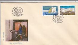 1717FM- ROMANIAN STAMP'S DAY, COVER FDC, 1975, ROMANIA - FDC