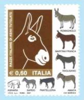 ITALIA - ITALIE - ITALY - 2007 - RAZZE ITALIANE DI ASINI TUTELATE - YT -- ** - Donkeys