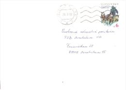 Slovakia Letter 2002 ... AF170 Dog Races - Covers & Documents