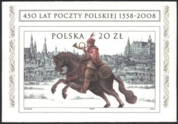 Mint S/S 450 Years Of Polish Post  2008  From Poland - Ongebruikt