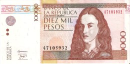 BILLETE DE COLOMBIA DE 10000 PESOS DEL AÑO 2010 (BANKNOTE) - Kolumbien