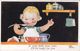 Carte D´illustratrice Anglaise Attwell : "I'll Be Ready For You" - Attwell, M. L.