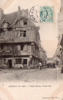 Cpa (28) Nogent-le-roi -- Vieille Maison  Grande-rue (tres Animee) - Nogent Le Roi