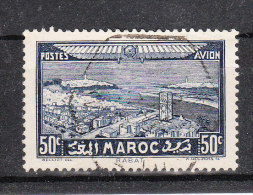 MAROC PA YT 34 Obliréré - Poste Aérienne