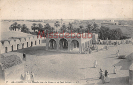 ALGERIE -  EL OUED - Le Marché Vu Du Minaretde Sidi Salem - 2 Photos - El-Oued