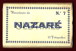 PORTUGAL - NAZARE - RECORDAÇAO Nº7 - 21 FOTOGRAFIAS - COLECÇAO PASSAPORTE - 1950 REAL PHOTO - Albums & Collections