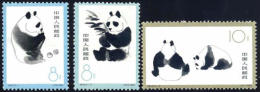 PR China #708-10 Mint Never Hinged Panda Set From 1963 - Unused Stamps