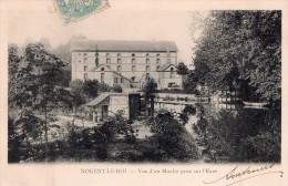 Cpa (28) Nogent-le-roi -- Vue  D Un Moulin Prise  Sur  L Eure - Nogent Le Roi