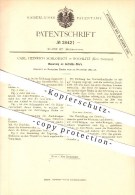 Original Patent - Carl Heinrich Schlobach In Rochlitz , 1884 , Neuerung An Getreide Silo's , Silo , Landwirtschaft !!! - Rochlitz