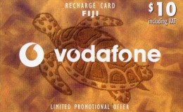 CARTE PREPAYEE FIDJI  $10  Vodaphone Tortue Turtle ******6 - Fiji