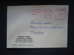 BRIEF Frankotype Freistempel PRAHA 1969 Narodni Vybor // Tm2168 - Storia Postale