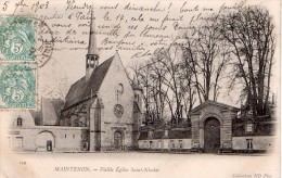 Cpa ( 28 )  Maintenon  -  Vieille Eglise  Saint--nicolas - Maintenon
