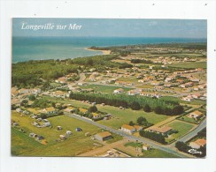 Cp , 85 , LONGEVILLE SUR MER , Vue Panoramique Aérienne , LE BOUIL , Voyagée 1990 , Ed : Combier - Sonstige & Ohne Zuordnung