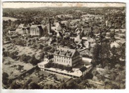 CPSM JUVIGNY SOUS ANDAINE (Orne) - Vue Générale Aérienne Du Préventorium Et Du Bourg - Juvigny Sous Andaine