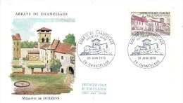 Enveloppe Premier Jour - 1970 - 24 - DORDOGNE - CHANCELADE - Abbaye - Sin Clasificación