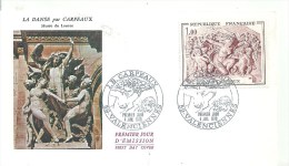 Enveloppe Premier Jour - 59 -VALENCIENNES - 1970 - Jean Baptiste Carpeaux - Sin Clasificación