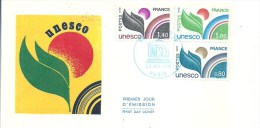 Enveloppe Premier Jour - ILE DE FRANCE - 75 - PARIS -1976 - UNESCO - Unclassified