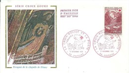 Enveloppe Premier Jour -86 - POITIERS - Fresque De La Chapelle De Dissay - 1970 - Unclassified