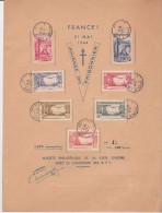 COTE D'IVOIRE LETTRE JOURNÉE DU PRISONNIER NUMÉROTÉE 12 TIRÉE A 1675 EXEMPLAIRES - Cartas & Documentos