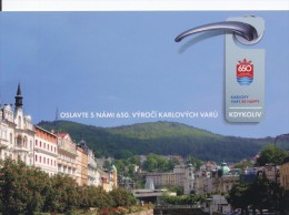 J0152 - Czech Rep. (2008) Postal Stationery: 650th Anniversary Of The City Of Karlovy Vary (Spa) - Termalismo