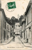 BAR-SUR-SEINE (Aube 10) - La Rue Des Fossés En 1909 - Editions Veuve Bourgogne - Bar-sur-Seine