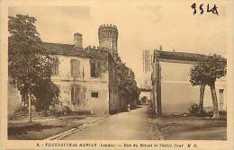 Depts Divers- Landes - Ref BB231 - Villeneuve De Marsan - Rue Du Marail Et Vieille Tour - Carte Bon Etat - - Villeneuve De Marsan