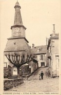 Delcampe - Depts Div -correze - Ref AA602- Treignac - L Hotel De Ville -ancien Temple Protestant -theme Temples  - Carte Bon Etat - - Treignac