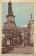 Delcampe - Depts Div -correze - Ref AA601- Treignac - L Hotel De Ville -ancien Temple Protestant -theme Temples  - Carte Bon Etat - - Treignac