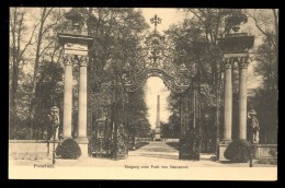 Delcampe - Potsdam Eingang Zum Park Von Sanssouci / Around Year 1904 / Old Postcard Not Circulated - Potsdam