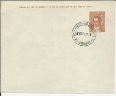 ARGENTINA SOBRE ENTERO POSTAL CON MAT EXPOSICION INDUSTRIA 1942 - Enteros Postales