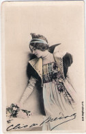 Delcampe - CLEO De MERODE Tänzerin Frankreich Original Fotokarte Reutlinger Paris Autograf Facsimiliert Um 1908 - Tanz