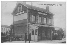 Blangy-sur-Ternoise (62) - La Gare, Vue Des Quais. Bon état, A Circulé. - Sonstige Gemeinden