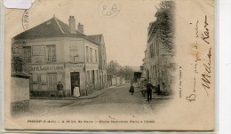 CPA 95 PISCOP  ROUTE NATIONALE PARIS A CALAIS 1905 - Pontcelles