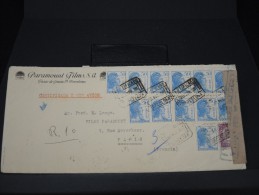 ESPAGNE - LETTRE RECOMMANDEE DE BARCELONE POUR PARIS AVEC CENSURE 1938  A VOIR   LOT P3496 - Marques De Censures Nationalistes