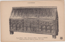 Delcampe - (R) PUY DE DOME , Environs De RIOM ; église De MOZAC , Chasse De SAINT CALMIN , émail De LIMOGES - Riom