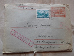 Hungary - COVER - 1964  Orosháza - Békéscsaba -  Stationery  + Additional Franking  EXPRESSZ   D129851 - Briefe U. Dokumente