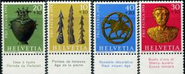 SW0053 Switzerland 1972 Archeology 4v MNH - Nuovi