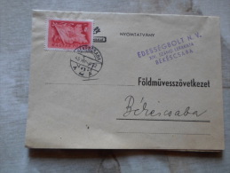 Hungary - 1949 Békéscsaba   -Édességbolt Nemzeti Vállalt  Printed Letter   D129864 - Lettres & Documents