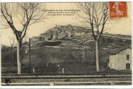 Delcampe - Carte Postale Ancienne Forcalquier - Vue Générale De Dauphin - Forcalquier
