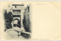 Delcampe - Carte Postale Ancienne Forcalquier - Porte Des Cordeliers - Forcalquier