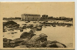 CPA 29 BRIGNOGAN HOTEL DE LA MER ET LA PLAGE - Brignogan-Plage