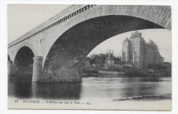 Delcampe - SOLESMES - N° 22 - L' ABBAYE VUE SOUS LE PONT - Solesmes