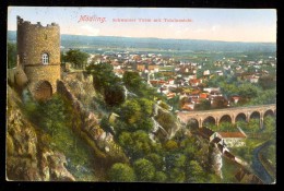 Delcampe - Modling Schwarzer Turm Mit Totalansicht / Postcard Circulated - Mödling